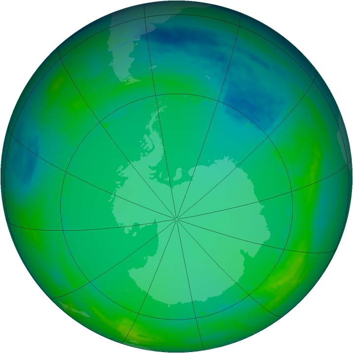 Ozone Map 1981-07-06